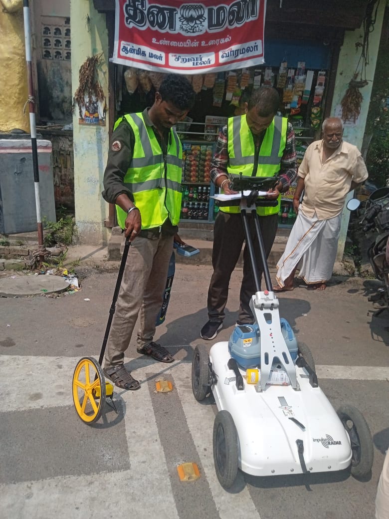Underground utility survey
